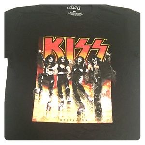 KISS tee, size medium